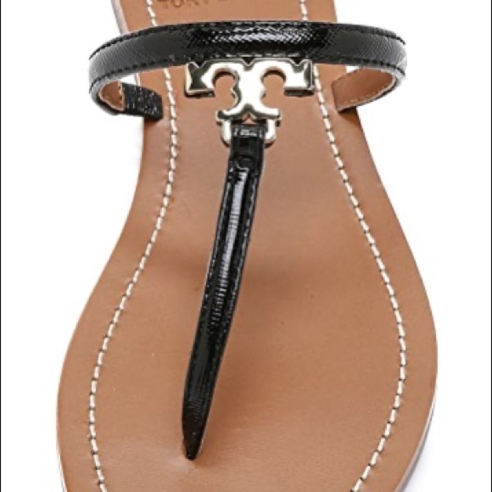 T Logo thong sandal